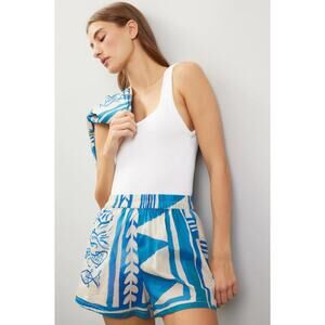 Soleil Soleil Overswim Shorts Beach Swim Cover-Up Quick Dry Sz 2